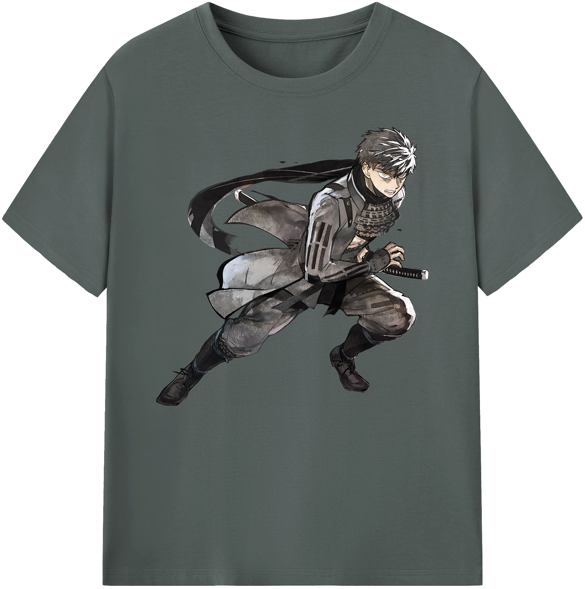 （画像用） 刀剣乱舞 Touken Ranbu 綿100％ メンズ半袖Tシャツ｜肌触りやわらか＆通気性